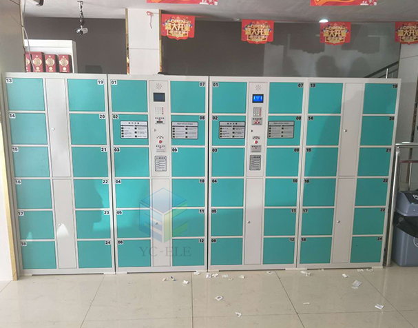 上海�B�i超市智能存包柜合作案例！